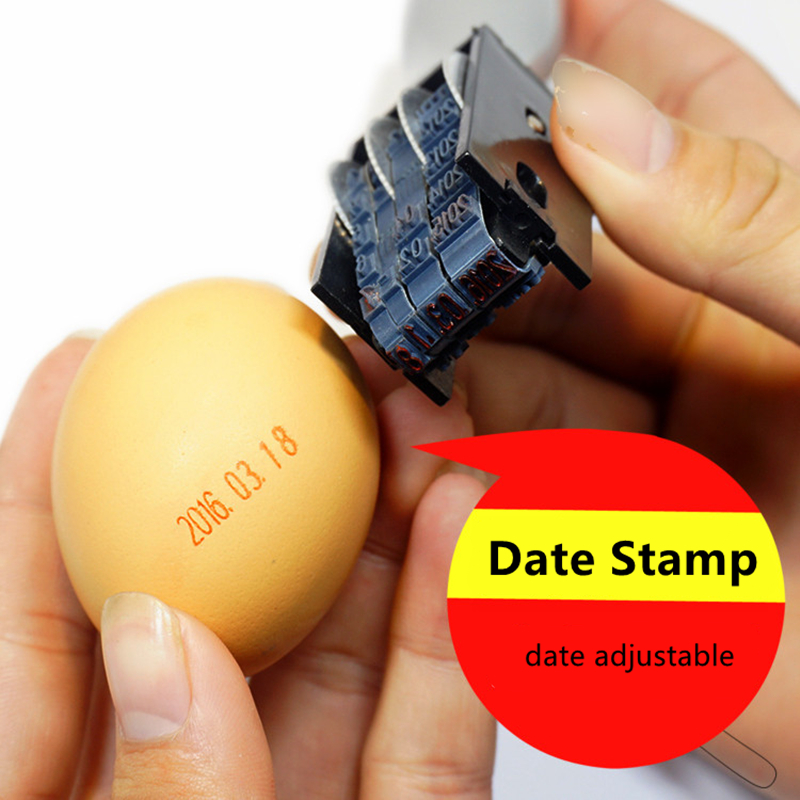 휴대용 날짜 스탬프 (계란, 슈퍼마켓, 매장, 학교,  - Rubber Date Stamp 리뷰 및 가격