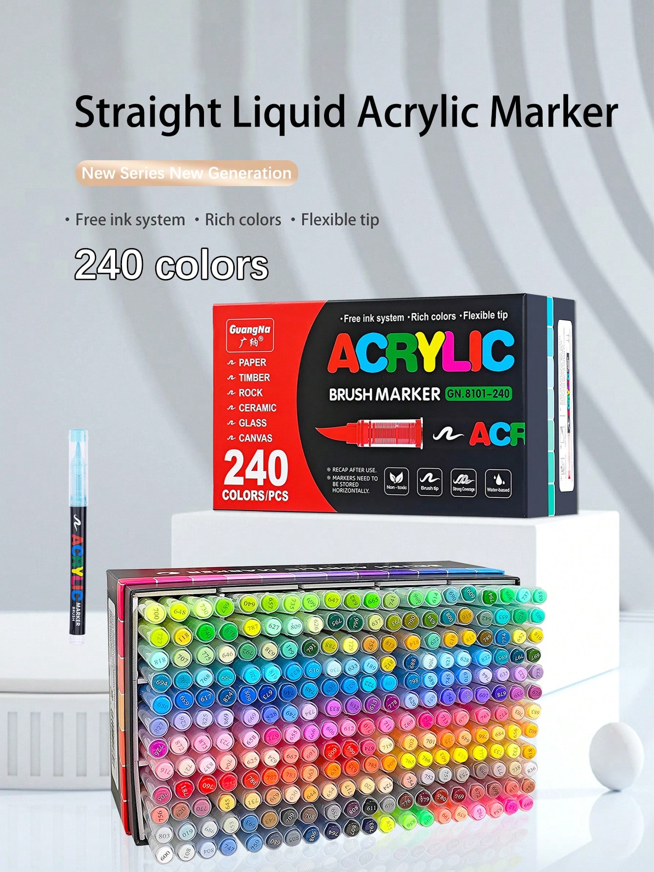 12-120 색상 아크릴 페인트 펜 마커 브러시 팁 페 - Copic Marker Classic 리뷰 및 가격