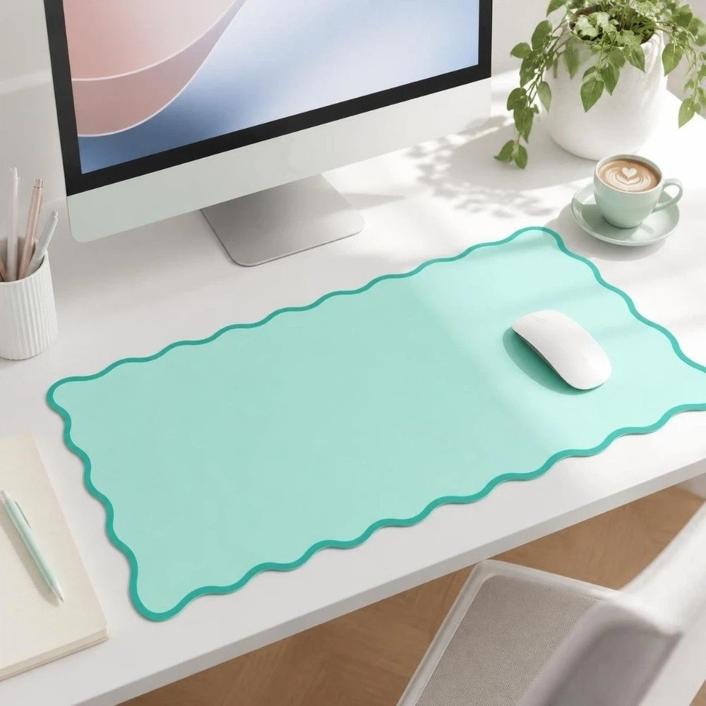 고급 PU 가죽 데스크 패드 미끄럼 방지 웨이브 엣지  - Leather Desk Pad 리뷰 및 가격